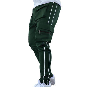 Pantalons de jogging en toile taille haute pour homme, décontractés, respirants, 100% coton biologique, couleur unie, en vente à des prix raisonnables - Product Image 4