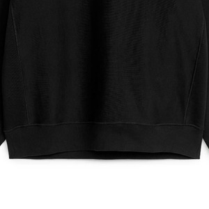 Sudadera Oversize de Cuello Redondo Unisex, Color Sólido, Tejida, 100% Algodón, Serigrafía Minimalista, Corte Regular, Manga Larga - Product Image 5