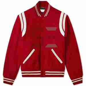 Veste universitaire pour hommes imprimée de logo personnalisé en gros d'usine coupe confortable et séchage rapide en tissu de laine vêtements longs - Product Image 1