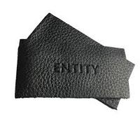 Cuir véritable Broderie Laser Gravure Patches Etiquettes Etiquettes Ecusson Logo de Marque Personnalisé Vente Directe Fournisseur Usine