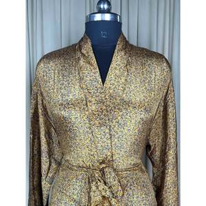 Men's <b>Kimono</b> Robe Silky Soft Elegant Vintage Style Classic Sustainable <b>Beach</b> Lounge Wear for House <b>Beach</b> Timeless Gift Idea - Product Image 2