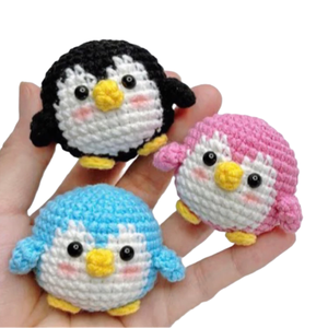 Tùy chỉnh bé chim cánh cụt Keychain Mini Crochet dệt kim chim cánh cụt với màu sắc của riêng bạn Handmade tại Việt Nam - Product Image 5