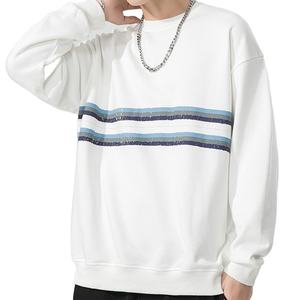 Sweat-shirt à capuche épais en coton 100% uni, col rond, personnalisé, brodé, streetwear, luxe, pour hommes - Product Image 4