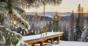 Shiva Lord Shaped Wind Chimes with Metal Beads Indoor/Outdoor Home Office & Garden Hanging Decorative Bells <b>Ornament</b> - Product Image 6