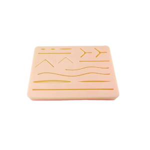 แผ่นเย็บประสานแผ่นฝึกฝนการเย็บซิลิโคนแผ่นเย็บสำหรับนักเรียนการฝึกทางการแพทย์ที่วางเข็ม - Product Image 6