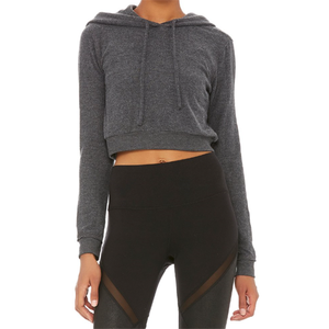 Nueva moda mujer Casual pulóver Sudadera con capucha personalizada gimnasio desgaste manga larga para Otoño Invierno frente ocio pulóver - Product Image 3