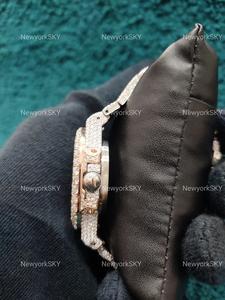 Meilleure qualité 41 mm Iced Out Moissanite Diamond Watch pour garçons filles Party Wear de l'Inde Exportateur - Product Image 4