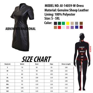 Nouveautés 2025 – Robe Femme en Cuir Véritable Souple et Coton Respirant, Design Haute Couture, Qualité Supérieure, Vente en Gros OEM - Product Image 2