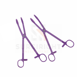 คีมหนีบพลาสติกใสสีฟ้าคีมหนีบพลาสติกขนาดเล็กแหนบสำหรับงานฝีมือ - Product Image 1