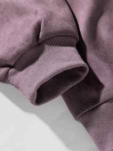 Sweat-shirts pour hommes Automne et hiver Col rond en peluche Pull chaud avec logo imprimé personnalisé pour hommes et femmes Uni - Product Image 5