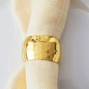 Wedding & Dinner Tissue Holder Attractive <b>Indian</b> Handcrafted Stainless Steel <b>Ring</b> Holder Tableware Napkin Holder at Best Price - Product Image 2