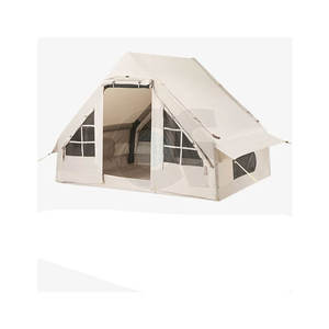 Tente en toile Tente de camping en plein air de luxe imperméable Glamping Tente en toile de coton murale Tente du désert 12' X 14' pour le camping en plein air - Product Image 1