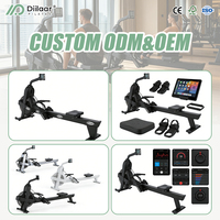   Rameur compatible avec l'application - Rameur intelligent avec moniteur - Équipement de gym