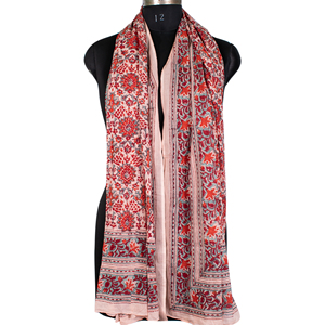 Designer <b>Indian</b> Floral Block Printed Cotton Shawl/Sarong Handmade Traditional <b>Scarf</b> for Women Beach Cover Ups Pareo-Wholesale - Product Image 1