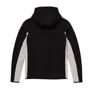 Veste à capuche zippée intégrale en polaire technique pour homme Noir Gris Légère Chaude Vêtement de sport d'entraînement Vêtement de sport haut de gamme - Product Image 2