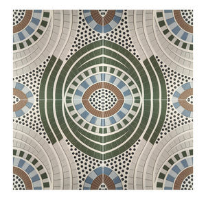 Azulejos de cerámica impresos digitalmente de diseño moderno 400X400MM para jardín al aire libre Áreas de Villa interior Pisos de lujo de actualización de lujo - Product Image 4