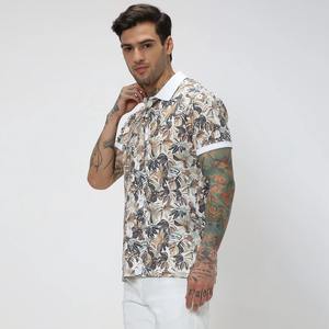 2024 personalizado pesado 100% algodón estilo Casual de los hombres para Polo camisa de lujo transpirable Jersey con diseño de patrón sólido - Product Image 5