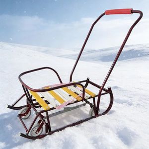 Ventes en gros de <span class=keywords><strong>luge</strong></span> d'<span class=keywords><strong>hiver</strong></span> de haute qualité à quatre roues, en métal et en bois - Product Image 1