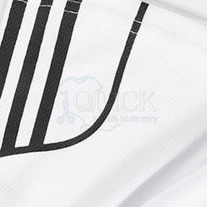 Ensembles de t-shirts et de shorts deux pièces pour hommes d'été avec logo personnalisé les plus vendus tissu léger respirant au genou en stock - Product Image 6