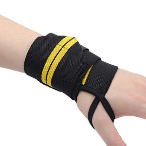 Muñequeras Deportivas Transpirables al por Mayor OEM, Muñequeras de Alta Elasticidad para Levantamiento de Pesas con Marca Personalizada - Product Image 1