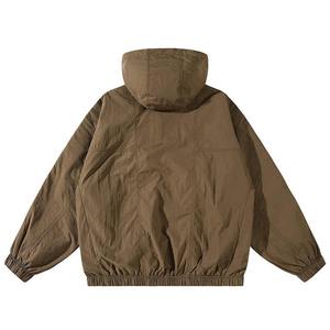 Chaqueta cortavientos impermeable de nailon para hombre de alta calidad para exteriores, cuello levantado, luz de protección solar con bolsillos, venta al por mayor - Product Image 4