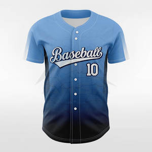 Camisetas de Béisbol para Mujer de Primera Calidad, Último Diseño, Sublimación, Rayas Blancas y Azul Cielo, Camisetas Deportivas Elegantes para Equipos - Product Image 6
