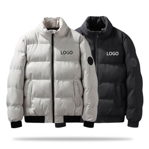 20240 de gran tamaño invierno Puff grueso cálido hombres logotipo personalizado burbuja ropa hombres chaqueta acolchada hombres abrigos de plumón - Product Image 2