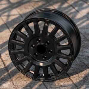 Rines Nuevos de Aleación 5X160 con Diseño Cóncavo, Color Negro Mate, ET de 40 mm y PCD de 100 mm, Hechos en Taiwán - Product Image 6