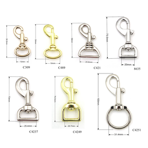 Nhiệm Vụ Nặng Nề Con Chó Dây Xích Kim Loại Clasp 25Mm Dây Đeo Xoay Snap <span class=keywords><strong>Hook</strong></span> Cho Dây Xích Vật Nuôi - Product Image 5