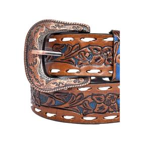 Venta caliente Cinturones de cuero con herramientas florales unisex con hebillas de cuentas Productos de caballo duraderos personalizados Los más vendidos - Product Image 3