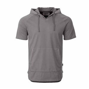 Sweats à capuche personnalisés pour hommes Puff Printing logo Streetwear Pull-over à capuche en coton épais à épaules tombantes pour hommes - Product Image 4