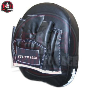 Guantes de Boxeo de Cuero y PU con Diseño Curvo para Entrenamiento de Precisión y Potencia, Objetivos de Boxeo Duraderos para Gimnasio - Product Image 4