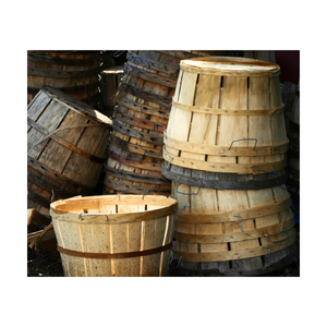 Cestas rústicas de madera para cangrejos, ideales para almacenamiento de cangrejos y exhibiciones de mercado de mariscos, uso duradero - Product Image 4