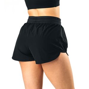 Shorts Deportivos de Mujer de Cintura Alta, 100% Algodón, Felpa, Ecológicos, de Secado Rápido, para Fitness, Entrenamiento, Correr, con Logotipo Personalizado - Product Image 3