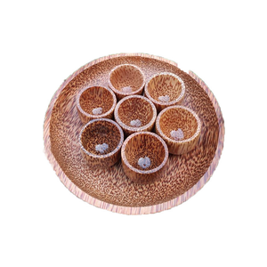 Fournisseur de tasses à thé en bois de coco du Vietnam fournissant de la vaisselle écologique et durable pour les acheteurs en gros de service de thé sur tous les marchés - Product Image 4