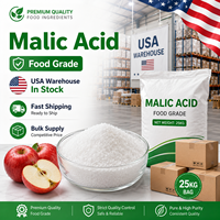 Acide malique DL de qualité alimentaire (CAS 6915-15-7) pureté 99% Acide hydroxybutanédiolique Marque WMK