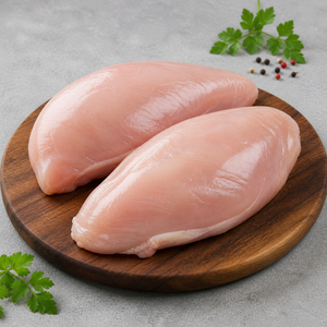 อกไก่ทอดแช่แข็ง IQF แบบแพ็คใหญ่ ปรุงสุกและอบแห้ง ได้รับการรับรองฮาลาล ผลิตในแคนาดา - Product Image 1