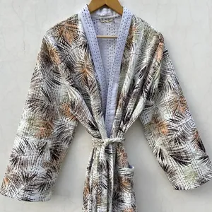 Cotton Kimono Wholesaler design Kantha Jacket Cotton Reversible Handmade Ethnic Designer Fashion Winter women coat Eco Friendly