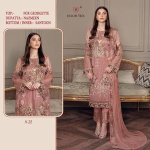 เสื้อผ้าชนเผ่าขายดีผ้าทอลาย Georgette salwar kameez กับ dupatta สำหรับผู้ส่งออกและผู้จัดจำหน่ายงานปักลำดับชาวอินเดีย - Product Image 6
