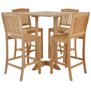 Vente flash : un ensemble de table et de chaises pour restaurant en plein air, style moderne, durable et résistant aux intempéries - Product Image 6