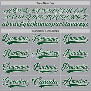 OEM Fabricación personalizada al por mayor CustomeGray Verde-Blanco Alta calidad Hockey Encaje Cuello Jersey - Product Image 3