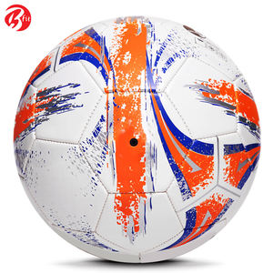 Personalizado impreso al aire libre tamaño 5 sintético PU laminado tamaño oficial fútbol balón para partido entrenamiento adultos PU balones de fútbol - Product Image 4