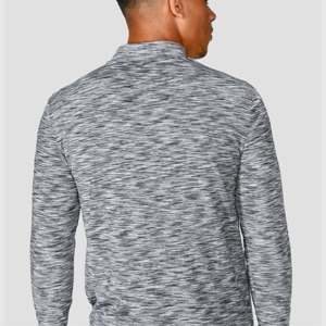 OEM Men's Quick Dry 1/4 <b>Zip</b> Gym Fitness T-<b>Shirts</b>, Long Sleeve Sportswear for Golf and Running - Product Image 5