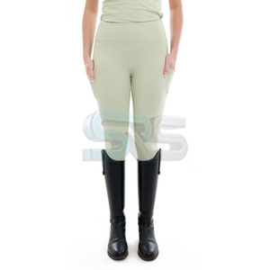 Vente en gros de pantalons Jodhpur et culottes en silicone pour femmes pantalons d'équitation équestres sur mesure Leggings de sport d'équitation en hauteur - Product Image 1