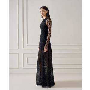 Vestido largo de mujer VERA EMB AURORA VESTIDO DE ENCAJE Adornado Aurora Encaje Ropa de mujer Elegante Hecho en Vietnam Marca - Product Image 1