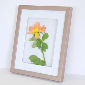 ShadowBox 15mm 깊이 33*27 matboard 4cm 또는 사용자 정의 크기 깊은 상자 나무 사진 프레임