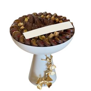 Bol à chocolat décoratif en métal doré de qualité supérieure pour l'affichage de bonbons élégant mariage et décor à la maison bol de service à Dessert en vente - Product Image 5