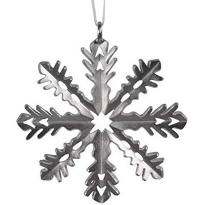 Vente chaude flocon de neige suspendu en métal avec 4 couleurs différentes ornements décoratifs de noël pour la décoration d'arbre d'ornement de X-MAS - Product Image 3