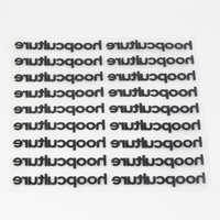 Etiquette d'impression par transfert de chaleur en silicone avec logo 3d personnalisé pour vêtement