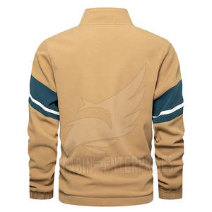 ชุดวอร์มผ้าฝ้ายลาย100% ของผู้ชายกางเกงวิ่งแจ็กเก็ตแบบมีซิประบายอากาศได้ดีสำหรับฤดูหนาว - Product Image 5